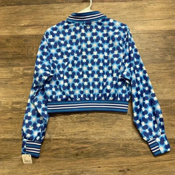 FP Movement by Free People Blue Patterned Bomber Jacket - Picture 2 of 6